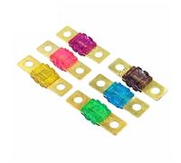 KNIUWMBMH 5 pièces Ans fusible 20A 30A 40A 50A 60A 70A 80A 100A 125A 150A 175A ANL plaqué Or Goujon Voiture fusibles Mini Voiture stéréo Audio AFS fusible(40A,1PCS)