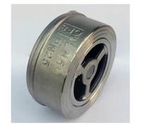 KNIUWMBMH Clapet Anti-Retour en Acier Inoxydable DN15-DN50, Type de Levage à Ressort, vanne unidirectionnelle SS304(DN25)