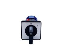 KNIUWMBMH Interrupteur à Came Rotatif de sélection de Commande d'alimentation Marche-arrêt LW26-20A 690 V à Trou Unique de 22,5 mm, Usine(6P-24 Terminals)