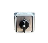 KNIUWMBMH Interrupteur à Came Rotatif Universel YMW26-20/3M, 20 A, 3 Niveaux, 3 Positions, boîtier étanche, Double Alimentation(Switch with Box 102)