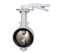 KNIUWMBMH Vanne Papillon Manuelle en Fonte ductile PN16DJ - À Levier avec siège NBR(DN200)