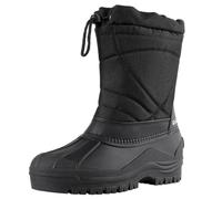Knixmax Bottes Homme Hiver Neige Chaudes Chaussures Imperméable de Randonnée Marche Semelles Antidérapantes, pour I'extérieur, Noir 42EU