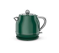 Knjlwa 304 Chauffe-carré en Acier Inoxydable et chaudière à Eau Chaude, Bouilloire à café Rapide et Calme Bouillie, 1.5L, 1500W, rétro