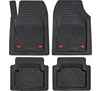 KnK Sapphire 3D - Lot de 5 Tapis de Sol Automobile Robustes avec Housse de Repose-Pieds, fabriqué en Europe pour camionnette, Camion Toutes Saisons, pour Homme et Femme, Noir