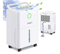 KNKA D032 Déshumidificateur d'air à Compresseur 180W Éco - 6L/j pour 25m² - 1700ml - Écran Tactile LED - Contrôle Intelligent