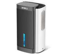 KNKA Deshumidificateur d Air 2,5 L, Déshumidificateur électrique Silencieux pour Sous-sols, Camping-cars et Chambres de bébé de Moins de 30m², Compact et Portable, avec purification de l'air