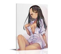KNKncnv Anime Don't Toy with Me Miss Nagatoro Poster Peinture décorative sur toile Art mural pour salon, chambre à coucher, art mural, impression d'image moderne, décoration de chambre familiale, 30 x