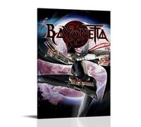 KNKncnv Bayonetta Bloody Fate Movie Fan Art Poster Peinture décorative sur toile Art mural pour salon, chambre à coucher, art mural, impression d'image moderne, décoration de salle familiale, 50 x 75