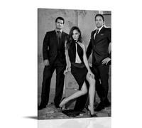 KNKncnv Ben Affleck And Gal Gadot Poster peinture décorative sur toile pour salon, chambre à coucher, art mural, impression photo, moderne, décoration de salle familiale, 40 x 60 cm