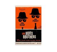 KNKncnv Blues Brothers Poster de film Peinture décorative sur toile Art mural pour salon, chambre à coucher, art mural, impression d'image moderne, décoration de salle familiale, 60 x 90 cm