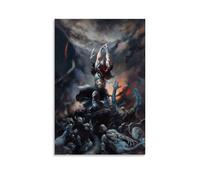 KNKncnv Death Dealer II Poster Peinture décorative sur toile Art mural pour salon, chambre à coucher, art mural, impression d'image moderne, décoration de salle familiale, 60 x 90 cm