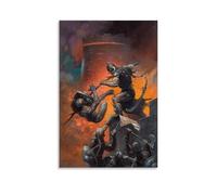KNKncnv Death Dealer V Poster Peinture décorative sur toile Art mural pour salon, chambre à coucher, art mural, impression d'image moderne, décoration de salle familiale, 20 x 30 cm
