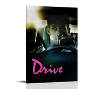 KNKncnv Drive Movie Poster Peinture décorative sur toile Art mural pour salon, chambre à coucher, art mural, impression d'image moderne, décoration de salle familiale, 60 x 90 cm