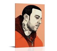 KNKncnv French Montana Art Poster décoratif sur toile, art mural, pour salon, chambre à coucher, impression murale, moderne, décoration de salle familiale, 60 x 90 cm