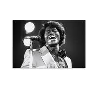 KNKncnv James_Brown Poster décoratif sur toile, art mural, pour salon, chambre à coucher, impression murale, moderne, décoration de salle familiale, 20 x 30 cm