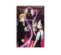 KNKncnv Kaguya-sama Love Is War Poster Anime Peinture décorative sur toile Art mural pour salon, chambre à coucher, art mural, impression photo, moderne, décoration de chambre familiale, 30 x 45 cm