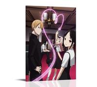 KNKncnv Kaguya-sama Love Is War Poster Anime Peinture décorative sur toile Art mural pour salon, chambre à coucher, art mural, impression photo, moderne, décoration de chambre familiale, 30 x 45 cm