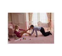 KNKncnv Margot Robbie Wolf of Wall Street Scene Poster décoratif sur toile Art mural pour salon, chambre à coucher, art mural, impression photo, moderne, décoration de salle familiale, 50 x 75 cm