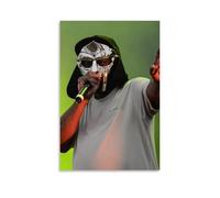 KNKncnv MF DOOM Madvillainy Poster peinture décorative sur toile pour salon, chambre à coucher, art mural, impression d'image moderne, décoration de salle familiale, 50 x 75 cm