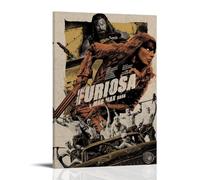 KNKncnv Movie Furiosa A Mad Max Saga 2024 Art Poster décoratif sur toile, art mural, pour salon, chambre à coucher, impression photo, décoration moderne, pour salle familiale, 50 x 75 cm