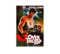 KNKncnv Over The Top Movie Poster Peinture décorative sur toile Art mural pour salon, chambre à coucher, art mural, impression d'image moderne, décoration de salle familiale, 60 x 90 cm