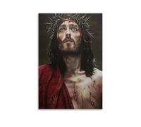 KNKncnv Poster de Jésus Christ - Peinture décorative sur toile - Pour salon, chambre à coucher, art mural - Impression photo moderne - Décoration de chambre familiale - 50 x 75 cm