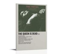 KNKncnv The Smiths The Queen Is Dead Poster décoratif sur toile pour salon, chambre à coucher, art mural, impression photo, moderne, décoration de salle familiale, 40 x 60 cm