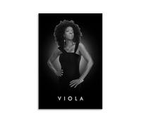 KNKncnv Viola Davis Poster décoratif sur toile pour salon, chambre à coucher, art mural, impression photo moderne, décoration de salle familiale, 20 x 30 cm