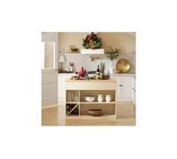 Sobuy Îlot Central De Cuisine Placard De Cuisine Buffet De Rangement Armoire Multi-Rangements , Knl04-Mi Multicolore