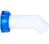 KNM Trade Adaptateur Conteneur IBC Bec Décharge S60x6, Blanc/Bleu