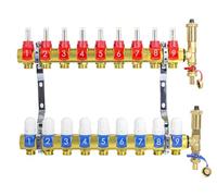 KNM Trade Collecteur Chauffage Sol 9 Circuits Laiton Fiable