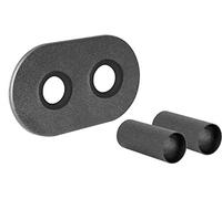 KNM Trade Kit Cache Rosace Double Manchons Anthracite
