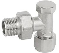 KNM Trade Raccord Coudé PEX, 10 Bars, 120°C, Pour Radiateur, 16mm