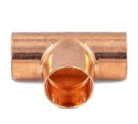 KNM Trade Raccord Cuivre Té Interne Soudure Haute Pression 15mm