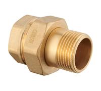 KNM Trade Raccord Droit Laiton Robuste BSP 10 Bar 3/4"