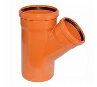 KNM Trade Raccord Tuyau Eaux Usées Polypropylène DN 160/110 45°