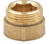 KNM Trade Rallonge Robinet Laiton M-F Compacte 3/4"x10mm | CuZn40Pb2, robinetterie, application intérieure, transformation efficace, débouché rapide