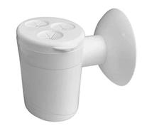 KNM Trade Siphon Entonnoir Condensat Chauffage Blanc | Support mural, condensats, système anti-retour, climatisation, chauffage, durable