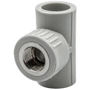 KNM Trade Té Filetage Femelle PP-R, 20 mm x 1/2", Performance