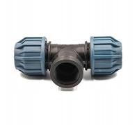 KNM Trade Té Polypropylène Raccord Compression Eau 16Bar, 25mm
