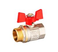 KNM Trade Vanne Sphérique MF Laiton Volant Joint PTE 3/4"