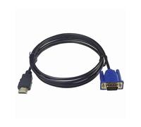 KNNGZTSSR Câble de Conversion d'écran 1,8 m de Long, câble HD mâle vers VGA mâle, Adaptateur HD15 mâle vers VGA/RCA, for Ligne de Conversion d'affichage PC TV