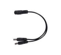 KNNGZTSSR Câble de Conversion d'écran 5,5 x 2,1 mm, répartiteur d'alimentation CC 1 à 2 M/F for caméra de vidéosurveillance