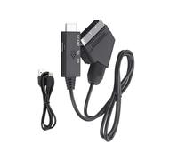 KNNGZTSSR Câble de Conversion d'écran Péritel vers HDMI, Adaptateur Audio vidéo HD 1080p avec câble USB for écran HDTV/DVD/décodeur/PS3/PAL