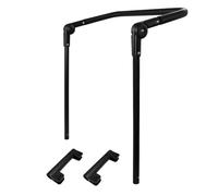 Knnuey 1 pièce. Chariot pliable avec barre de poussée, chariot, équipement, métal, accessoire de poignée de chariot de courses extensible léger