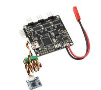 Knnuey 1 Pièce Storm32 BGC 32-Bit 3 Axes STM32 Contrôleur de Cardan sans Balais PC+Métal avec Double Gyroscope pour Drone RC