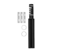 Knnuey 15,5 cm Outil de Coupe de Cordon en Cuir en Cuir DIY avec Lame Coupe-Cordon Rotatif en Cuir Facile à Utiliser Noir + Argent