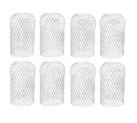 Knnuey 8 Pièces en Aluminium Gouttière de Gouttière Extensible Feuille Crépine Gouttière Écran Couvre Vers le Bas Tuyau Protecteurs 12 X 17 cm