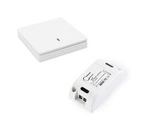 Knnuey Commutateur D'éClairage Intelligent Sans RF 433MHz ContrôLe D'éClairage Commutateur Intelligent AC 90-250V 10A Module (1 W et 1 C)