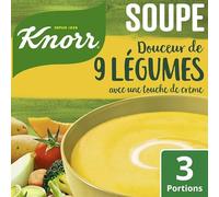 KNO. Soupe Douceur Légumes 84G : savourez une soupe réconfortante et facile à préparer- Lot De 4